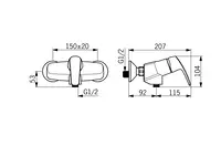 HANSAPINTO, Shower faucet, 45120183