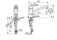 HANSAPINTO, Robinetterie évier plus valve lave-vaisselle, 45202283