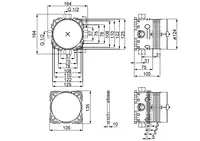 HANSABLUEBOX, UP-Rohbauset Bade- und Brausearmatur,  G1/2, 80000000