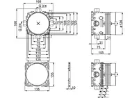 HANSABLUEBOX, Body for bath and shower faucet, G3/4, 80010000