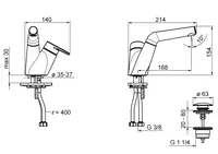 HANSASIGNATUR, Washbasin faucet, 55012201