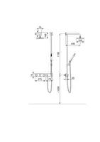 HANSALIVING, Aufputzset Regenbrause-Duscharmatur, 230/12 V, 44870161