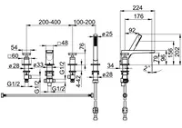 HANSACLIFF, Cover part for bath and shower faucet, 50462071