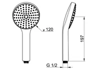 HANSAACTIVEJET, Hand shower, 84310100