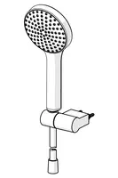 HANSAACTIVEJET, Hand shower set, 84380113