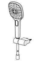 HANSAACTIVEJET Style, Hand shower set, 84380233