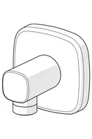 HANSALIVING, Wall coupling for shower hose, G1/2, 51180183