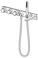 HANSALOFT, Bade und Brause mit Wandstangengarnitur, 230/12 V, 44873000