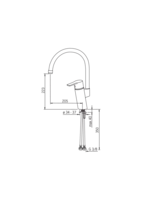 HANSALANO, Kitchen faucet, 64712203