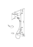 HANSALANO, Rain shower faucet, 64159101