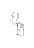 HANSAELECTRA, Washbasin faucet, 6 V, 64442210