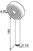 HANSABASICJET, Handdouche, 44610400