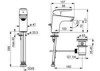 HANSAPOLO, Washbasin faucet, 5140229400486