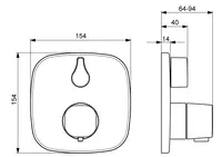 HANSALIVING, Fertigset für Brause-Batterie, 81139572