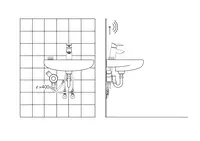 HANSAFIT, Miscelatore lavabo, 3 V, 65042203