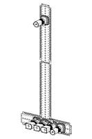 HANSAMATRIX, Corpo per miscelatore incasso vasca-doccia, 230/12 V, 44860090