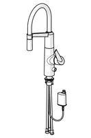 HANSAFIT, Keukenkraan met vaatwasventiel, 6 V, 65292203