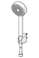 HANSABASICJET, Ručná sprchová súprava, 44680113