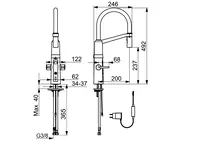 HANSAFIT, Miscelatore cucina, 230/5 V, 65252213