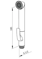 HANSAFIT, Handbrause Bidetta, 59914162