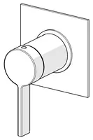 HANSALOFT, Fertigset für Brause-Batterie, 50677003