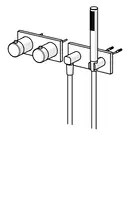 HANSACLIFF, Piastra per miscelatore doccia, 50449501