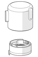 Temperature control handle