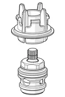 HANSA, Headpart for cold water, 59914142