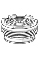 HANSA, Luftsprudler und Schlüssel, M24x1 STD CC S, 59914143