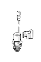 Solenoid valve complete, 3 V