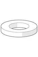 Gasket, 8x14.3x2