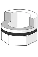 Limiteur de rotation pour bec, 120°