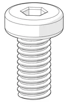 HANSA, Schroef, M4x8, 59914512