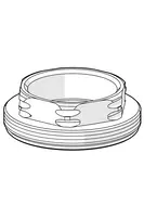 Tightening nut, M40x1, SW30
