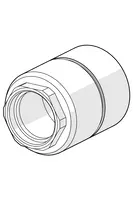 Schroef de mouw, M38x1