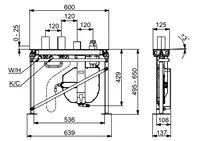 HANSACOMPACT, Body for bath and shower faucet, 53020300