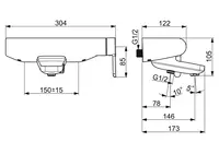 HANSADESIGNO Style, Robinetterie bain-douche, 51852183