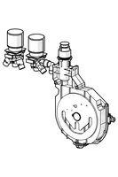 HANSA, UP-Rohbauset Bade- und Brausearmatur, 53030300