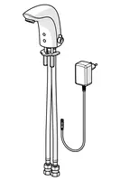 HANSAELECTRA, Wastafelkraan, 230/12 V / 72h, 64412001