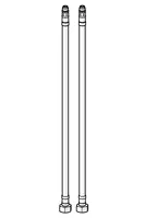 59914095 | HANSA | Anschlußschlauch, L=375, G3/8-M10x1 (2pcs)