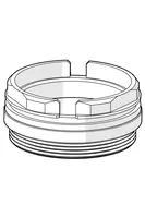 Tightening nut, M50x1, SW45