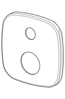 59914575 | HANSA | Cover plate, 154x154 mm