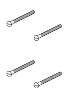 59913698 | HANSA | Screw, M4x55