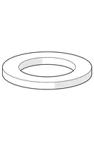 Retaining ring, 23.9x15.2x2