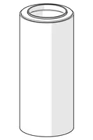 HANSAELECTRA, Nadstavný segment, 140 mm, 64480001