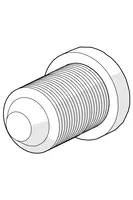 Schroef, M6x10, 2,5