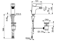 HANSAPALENO, Robinetterie de bidet, 56443203