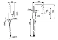 HANSAPALENO, Miscelatore lavabo, 56432203