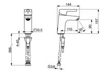 HANSAPALENO, Waschtischbatterie, 56422203