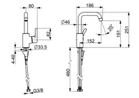 HANSAPALENO, Miscelatore lavabo, 564322030037